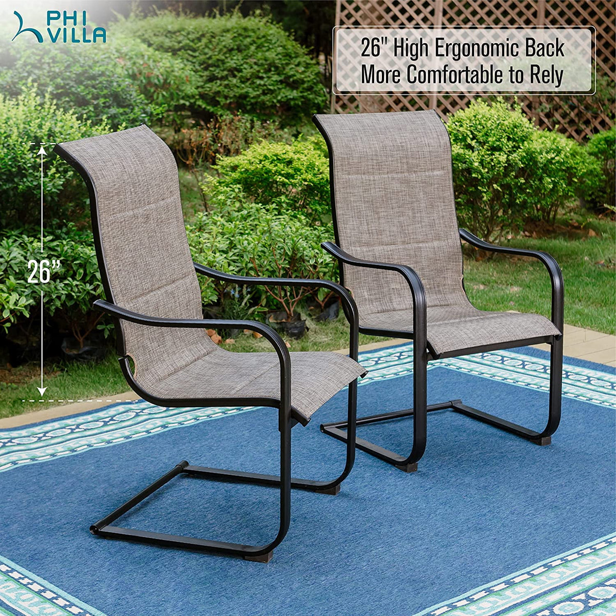 7 Pcs Outdoor Dining Table and Chairs M7343