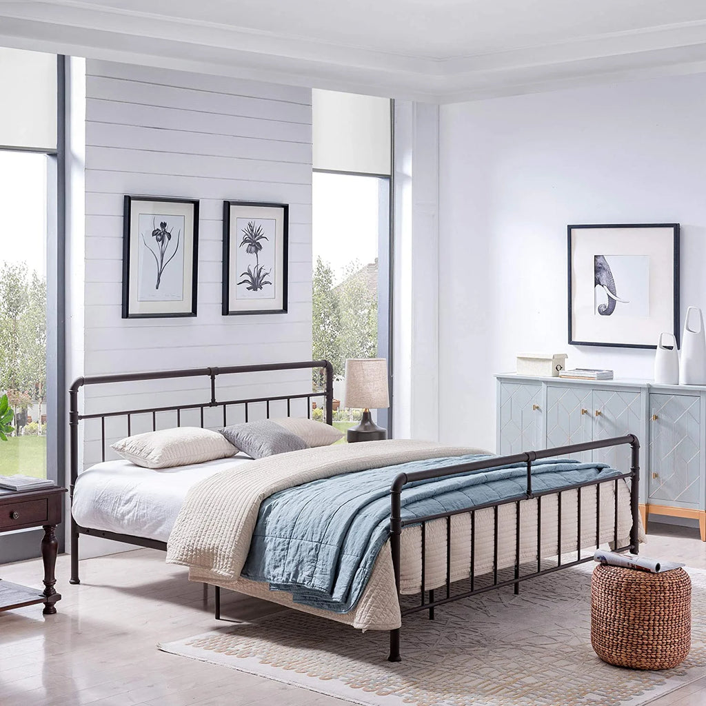 Queen Size Iron Bed Frame C577