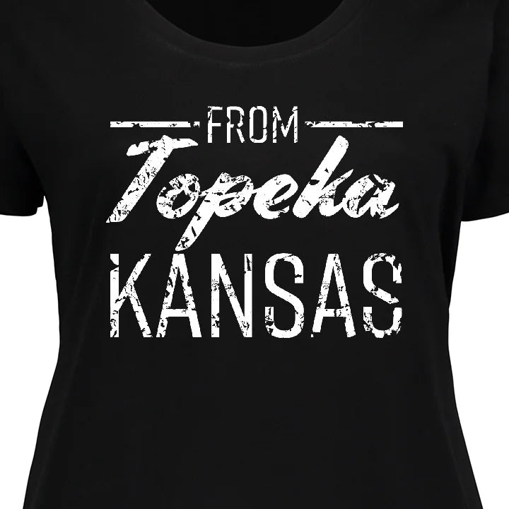 White Distressed Text Women's Plus Size T-Shirt B740378