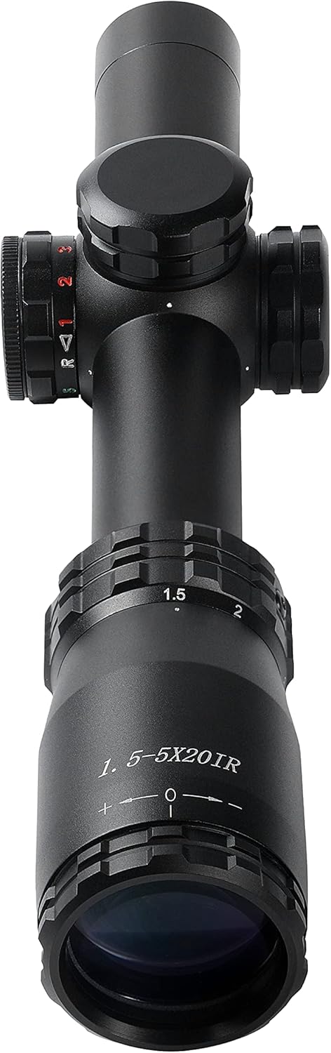 1.5-5X20mm 1-inch Tube Rifle Scope Pack of 2 F105