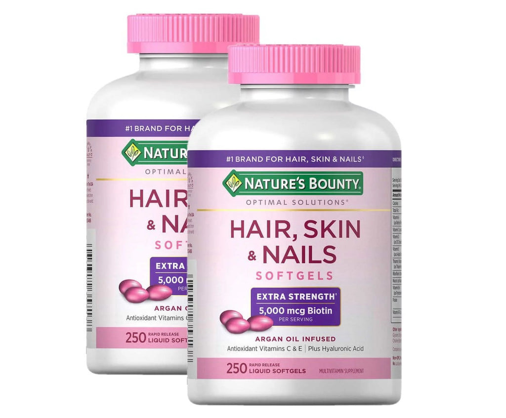 2 Pack Hair Skin and Nails 250 Softgels C14098