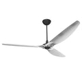 84 Ceiling Fan with Brushed Aluminum Blades and Black Finish W318