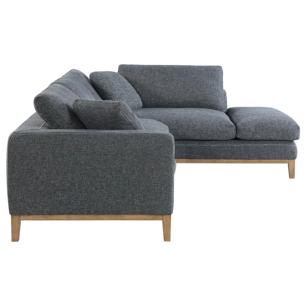 Gray Fabric Upholstered Modular Sectional G834631