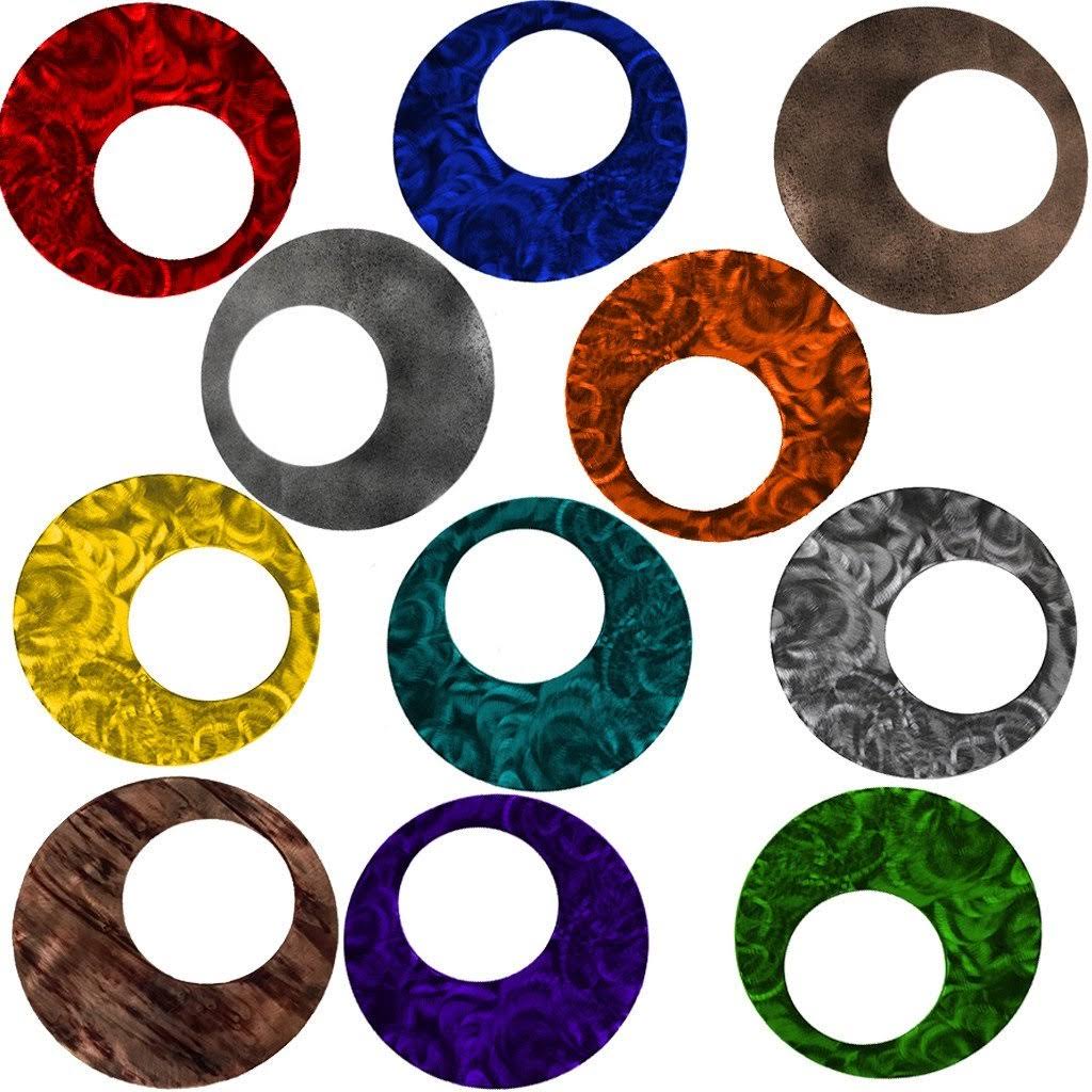 Candy Teal Circles Artisan Contemporary M970480