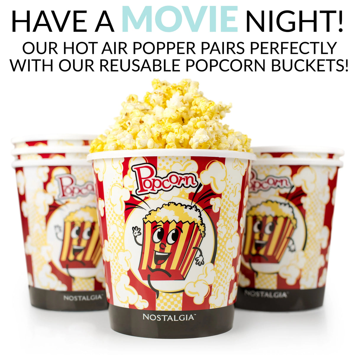 Retro 12-Cup Hot Air Popcorn Maker G669260