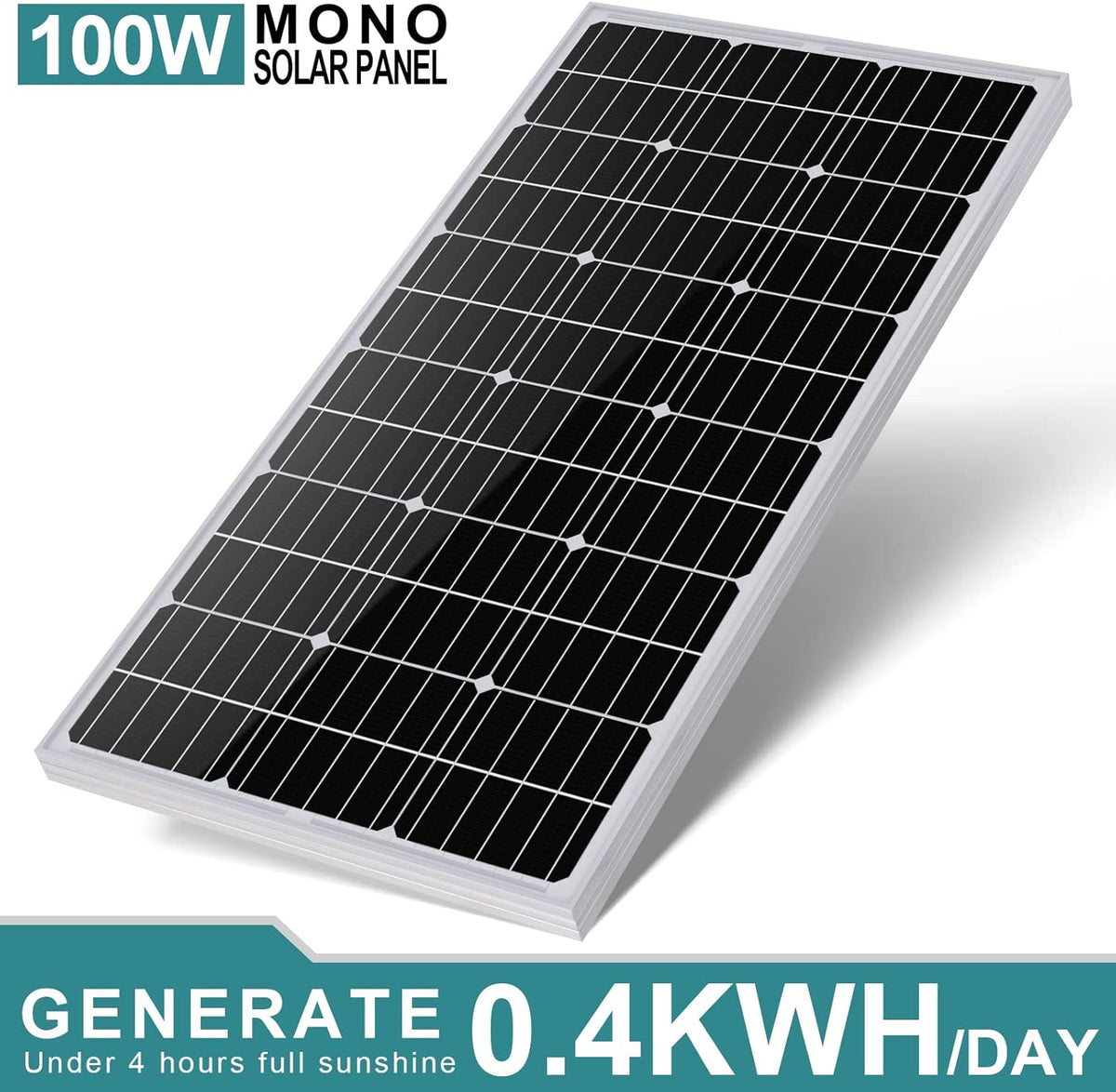 100 Watt 12 Volt Monocrystalline Solar Panel Y597