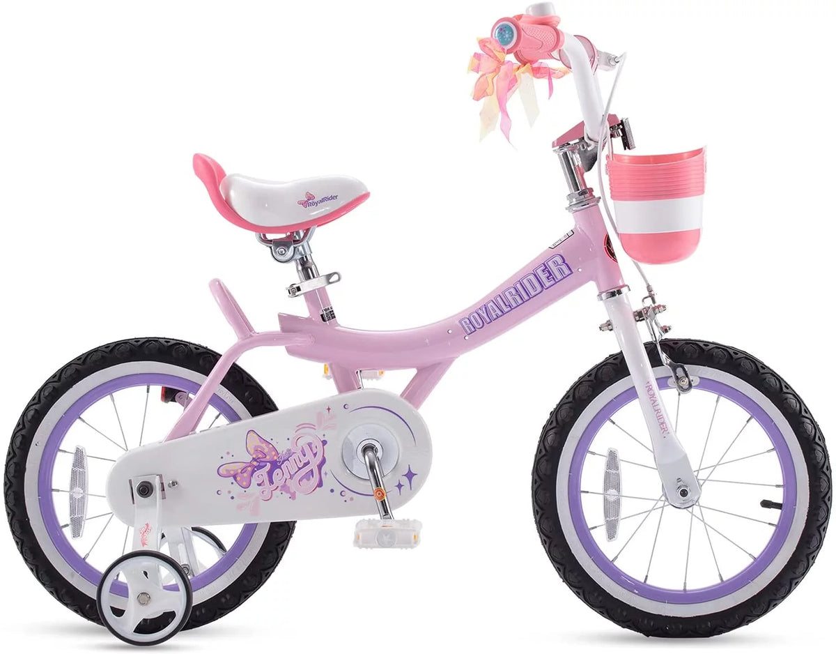 14 In. Beginner Bicycle with Training Wheels and Basket V6718