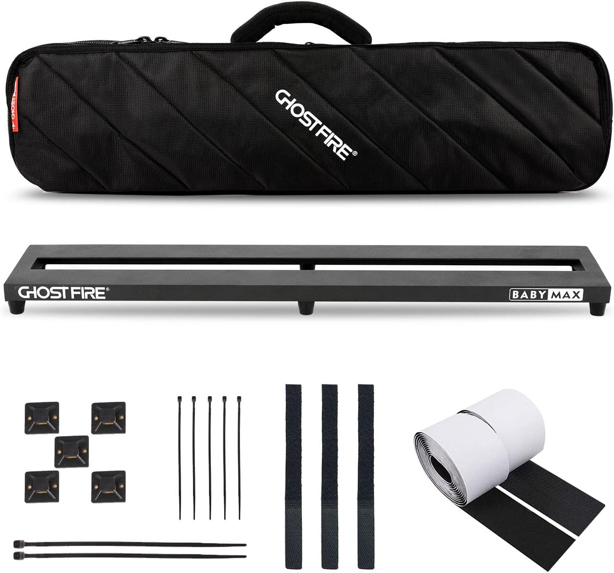 Aluminum Alloy Effect Pedalboard with Carry Bag T32526