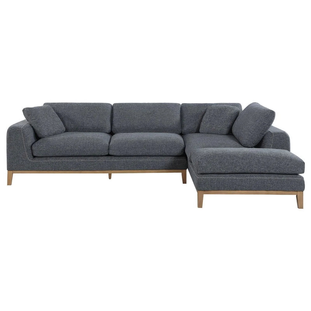 Gray Fabric Upholstered Modular Sectional G834631