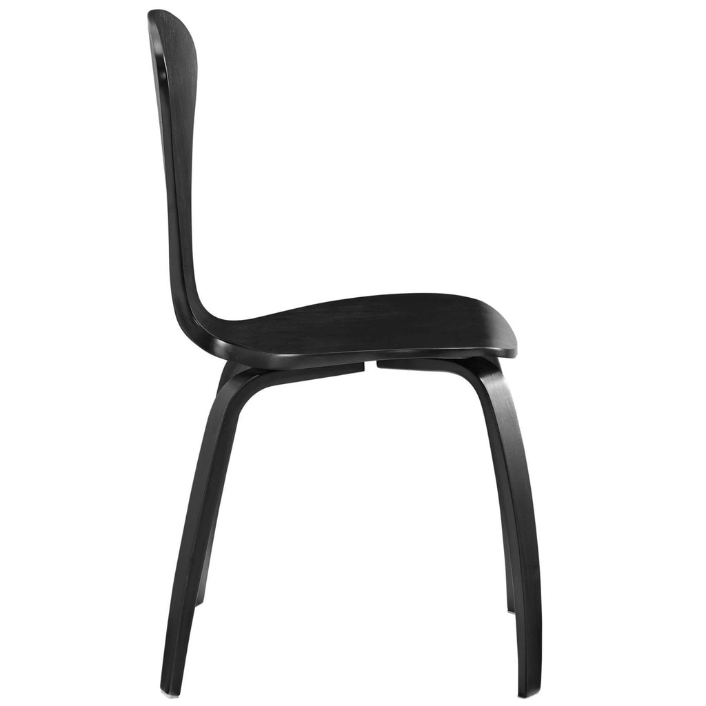 Black Dining Side Chair R4328