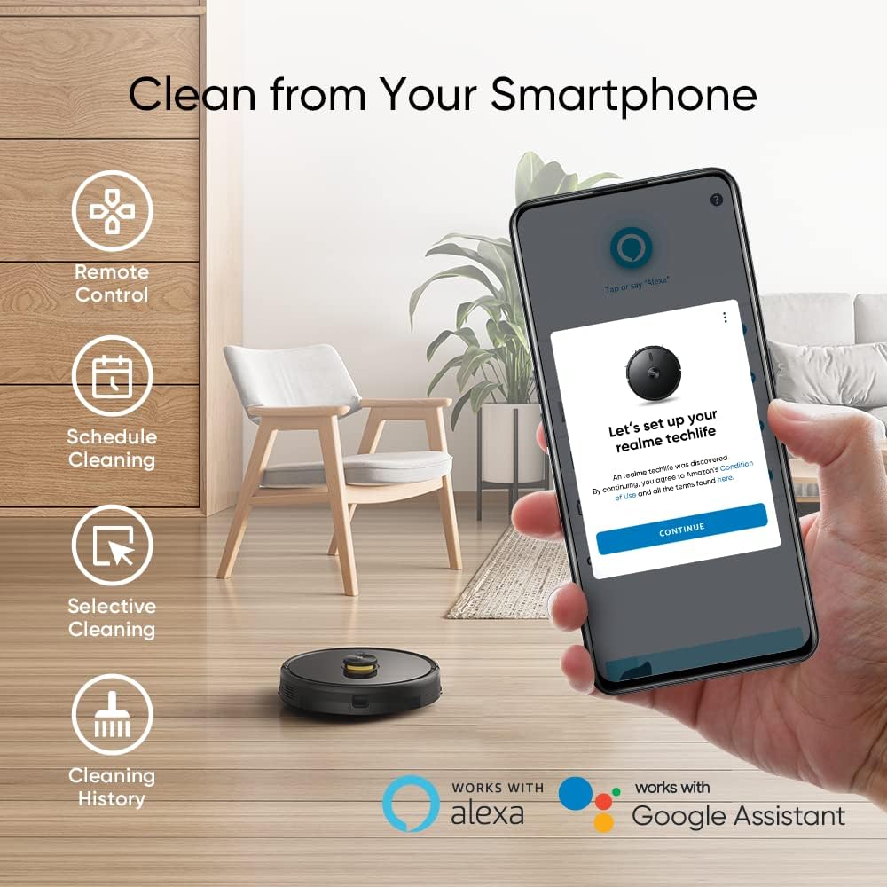 Robot Vacuum Cleaner with 3000pa Suction J9791