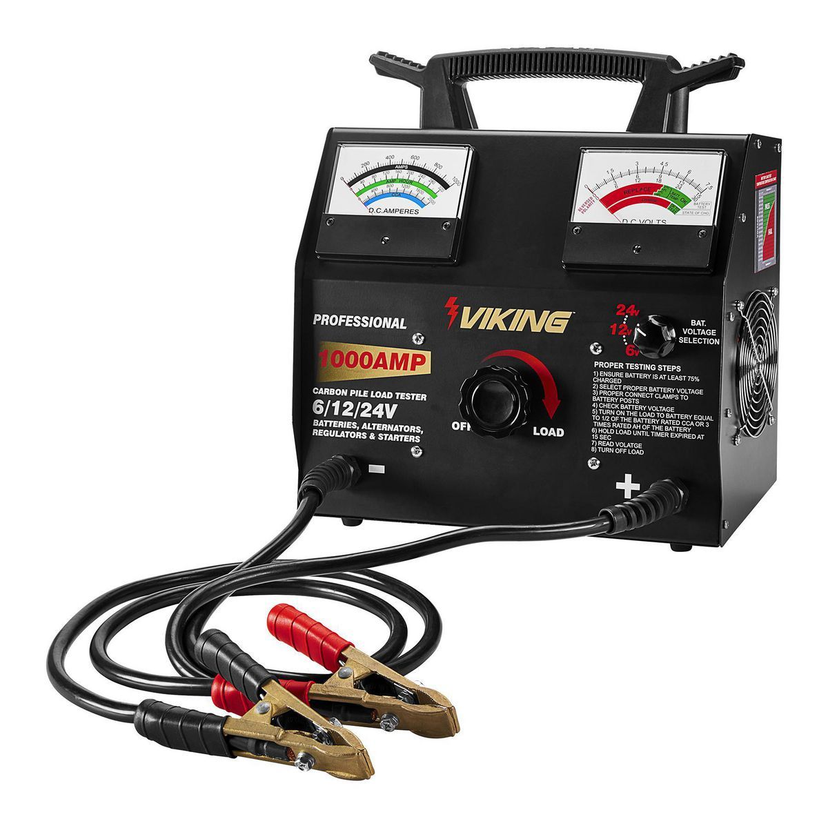 1000 Amp 6/12/24V Carbon Pile Battery Load Tester G347162