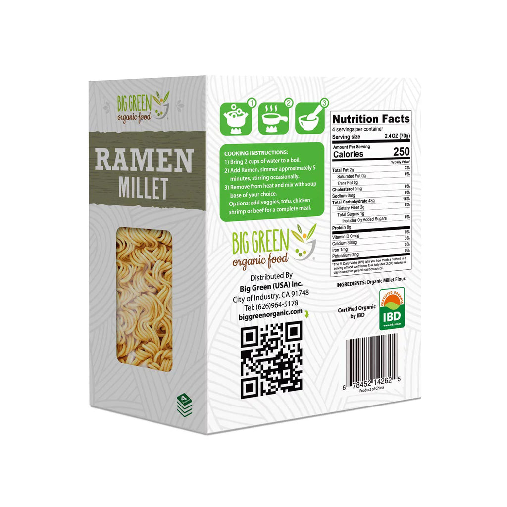 Organic Millet Ramen 9.8 oz 6 Packs M850