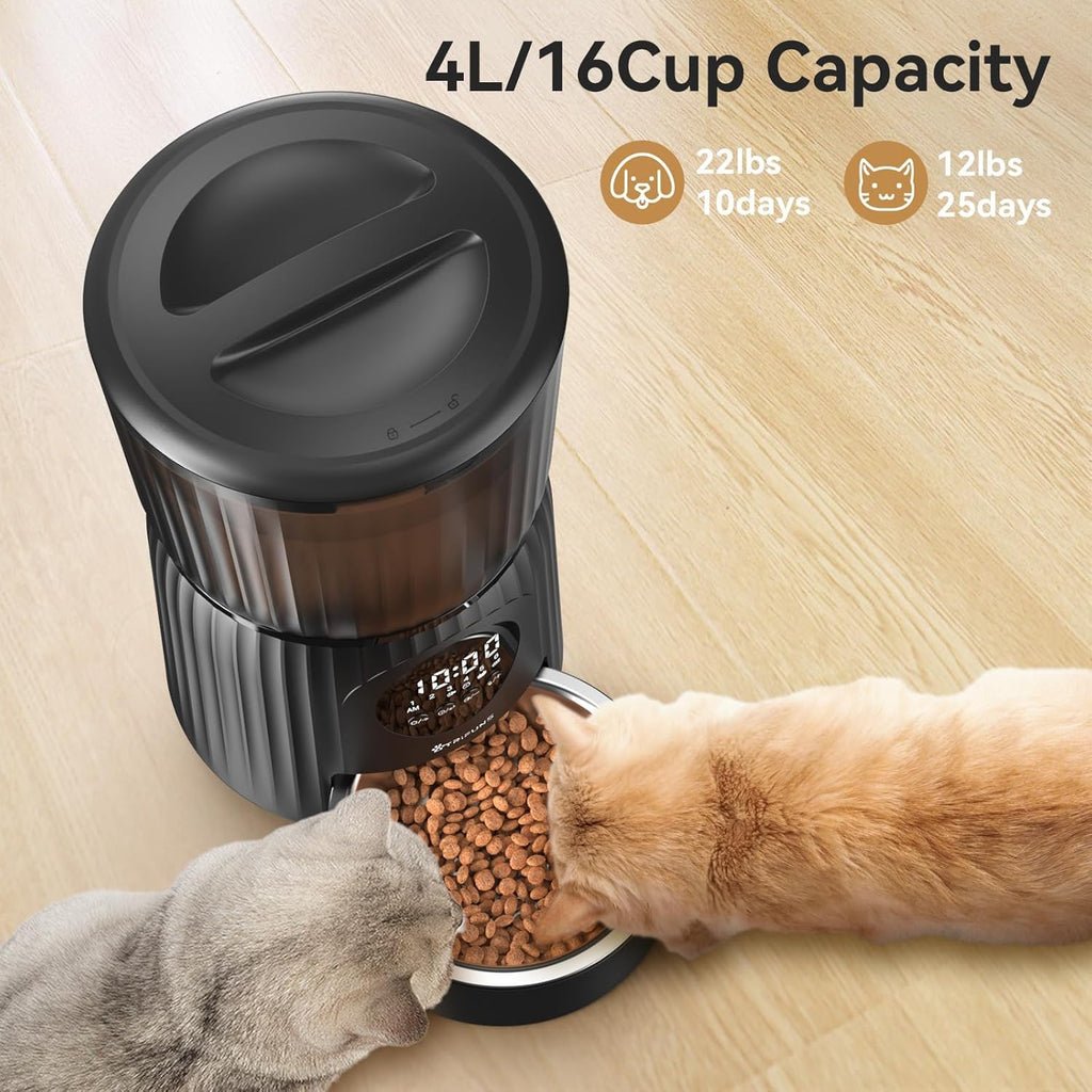 4L Automatic Cat Feeder with Dual Power Supply R831204