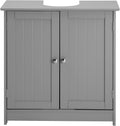 Under Sink Storage Bathroom Vanity with 2 Doors White C195