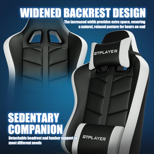 Gaming Chair with Footrest and Lumbar Support Z86153