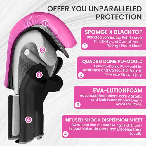 Black Leather Boxing Gloves B93332