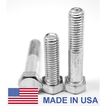 5/8 inch-11 x 3 1/4 inch Coarse Thread Grade 5 Hex Cap Screw, Zinc Plated, Pk 100 Q959