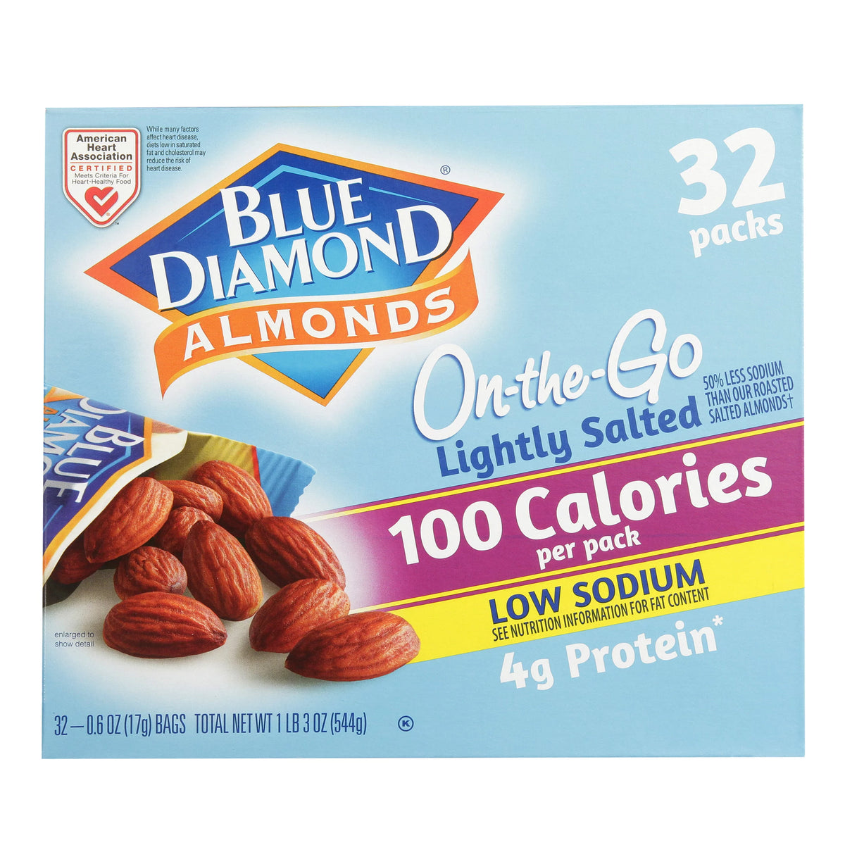 Lightly Salted Almonds 32 Count X2191