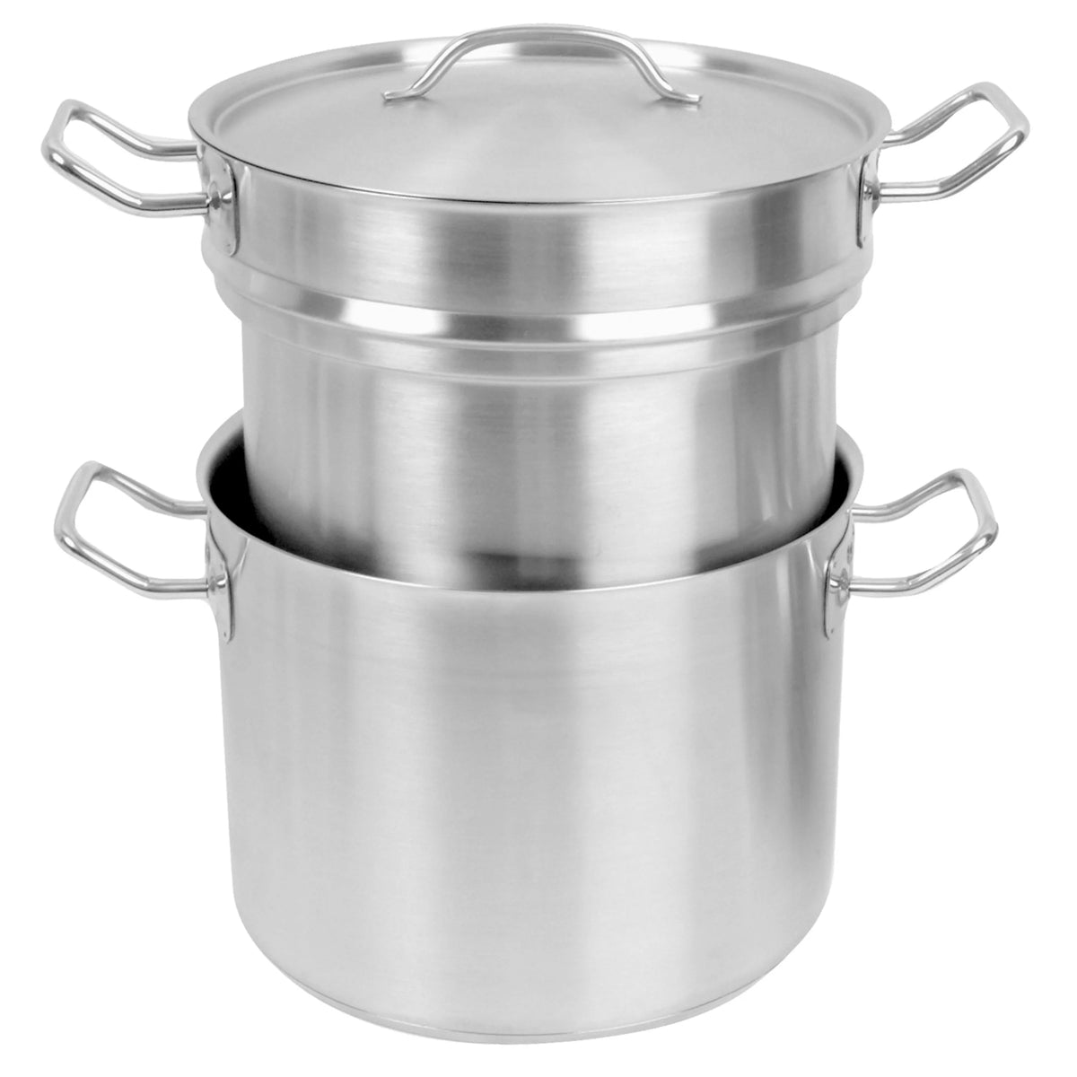 20 quart 18/8 Stainless Steel Double Boiler 3 Pcs Set A689