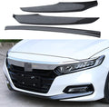 3PCS ABS Front Grille Cover Moulding Trim Front Bumper Lip (RED) Pack of 2 A47896