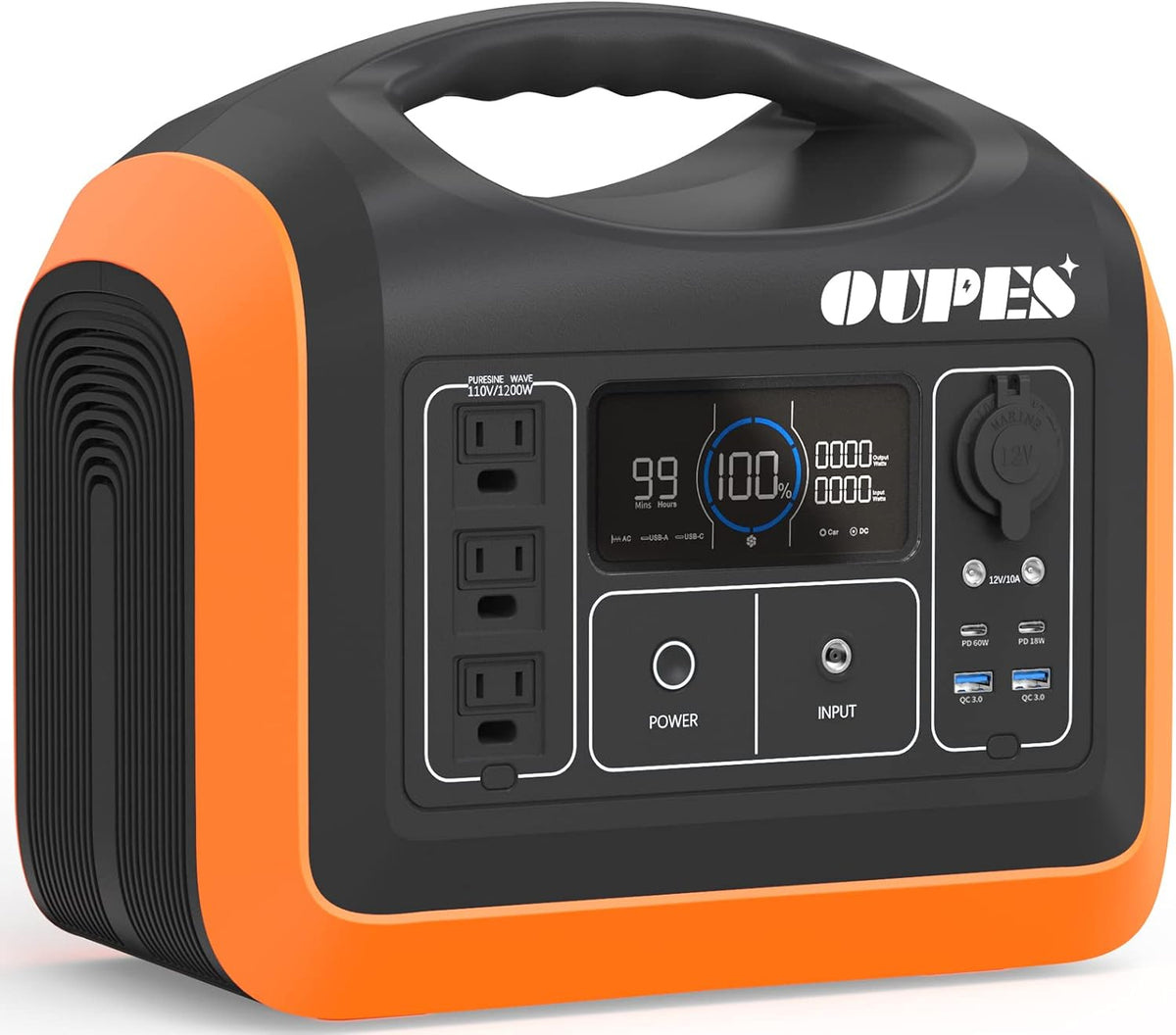 1200W 992Wh LiFePO4 Portable Power Station H49399