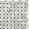 Marble Mosaics Basketweave Honed Tile & Stone E20415