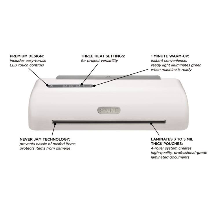 White 4-roller Thermal Laminator V713498