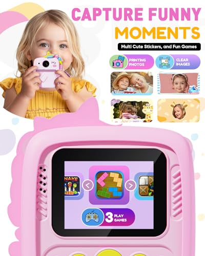 Instant Print Kids Camera with Silicone Cover F252920