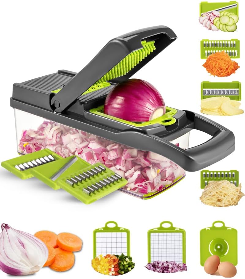 Vegetable Chopper with 12 Kitchen Gadgets H9779