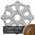 Angel Ceiling Medallion Hand-Painted Smokey Topaz V368