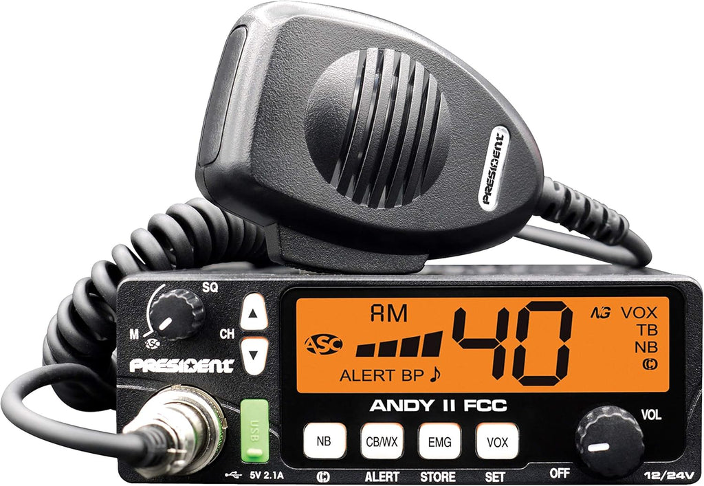 CB Radio with Weather Alert and USB Port H8675