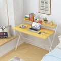 2-Tier Folding Computer Desk Brown/White Y34650