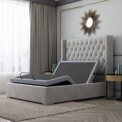 15'' Massaging Zero Gravity Adjustable Bed with Wireless Remote White Noise Full X5300
