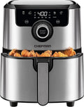 Open Box CHEFMAN Air Fryer 4.5 Qt SILVER S902