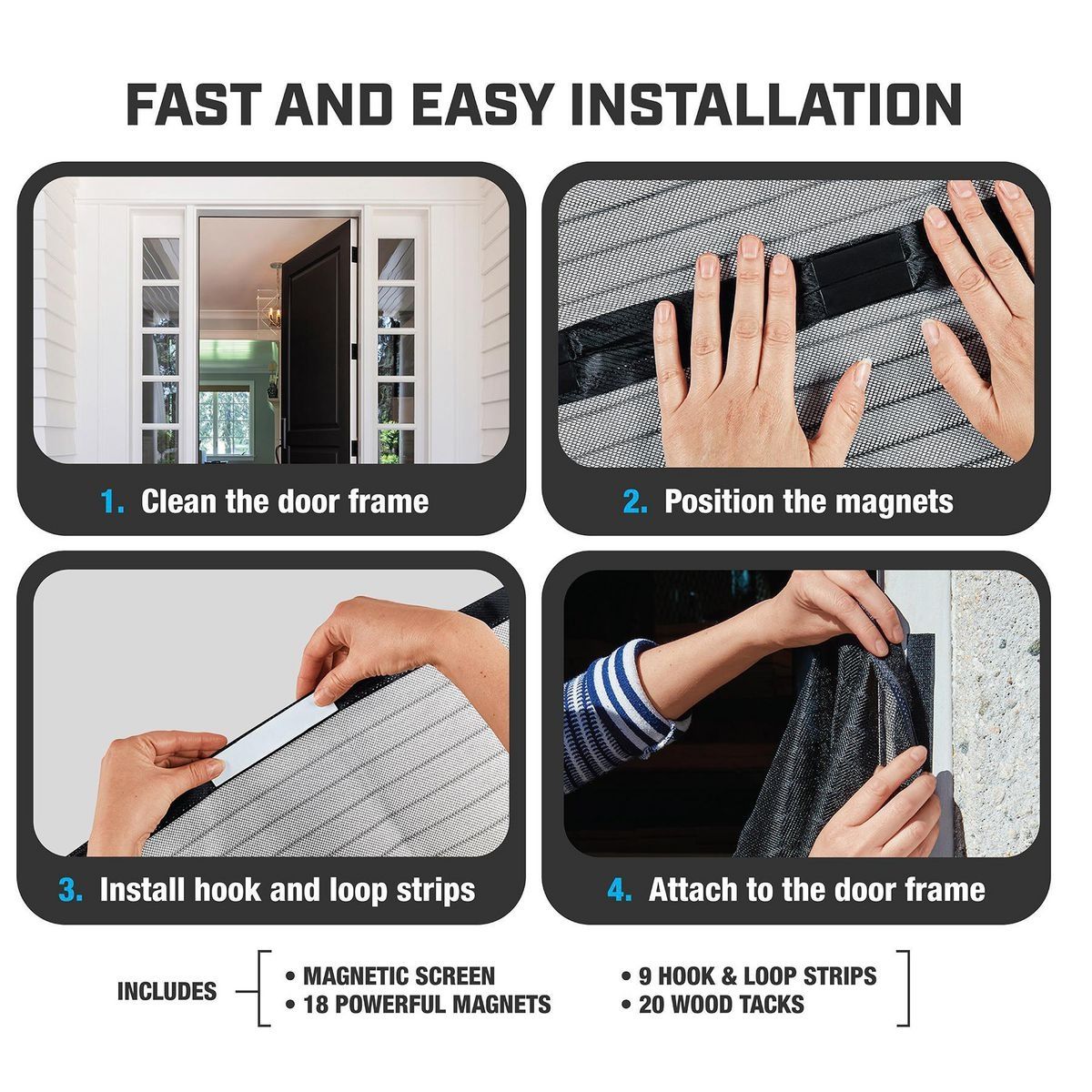Magnetic Screen Door P204