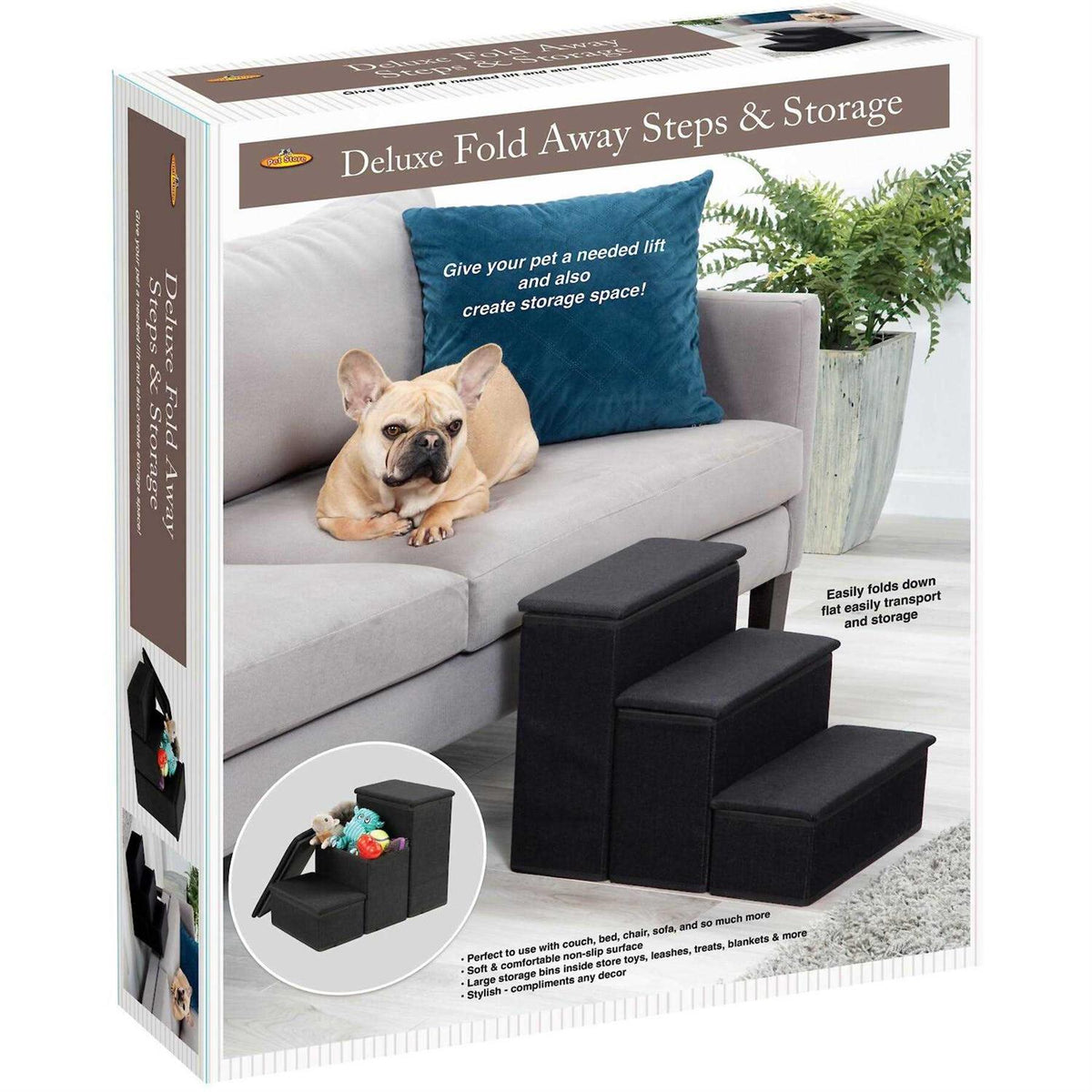 3-Step Pet Steps with Storage O12030