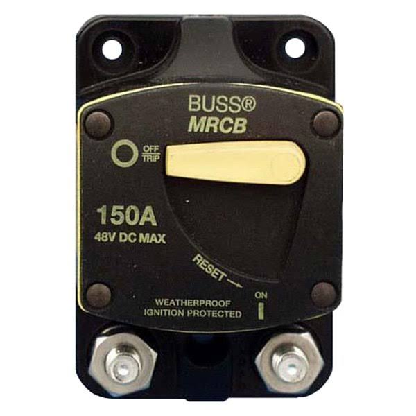 110 A 12-48 VDC 2-5/16x22 Weatherproof Surface Mount Thermal Circuit Breaker A986