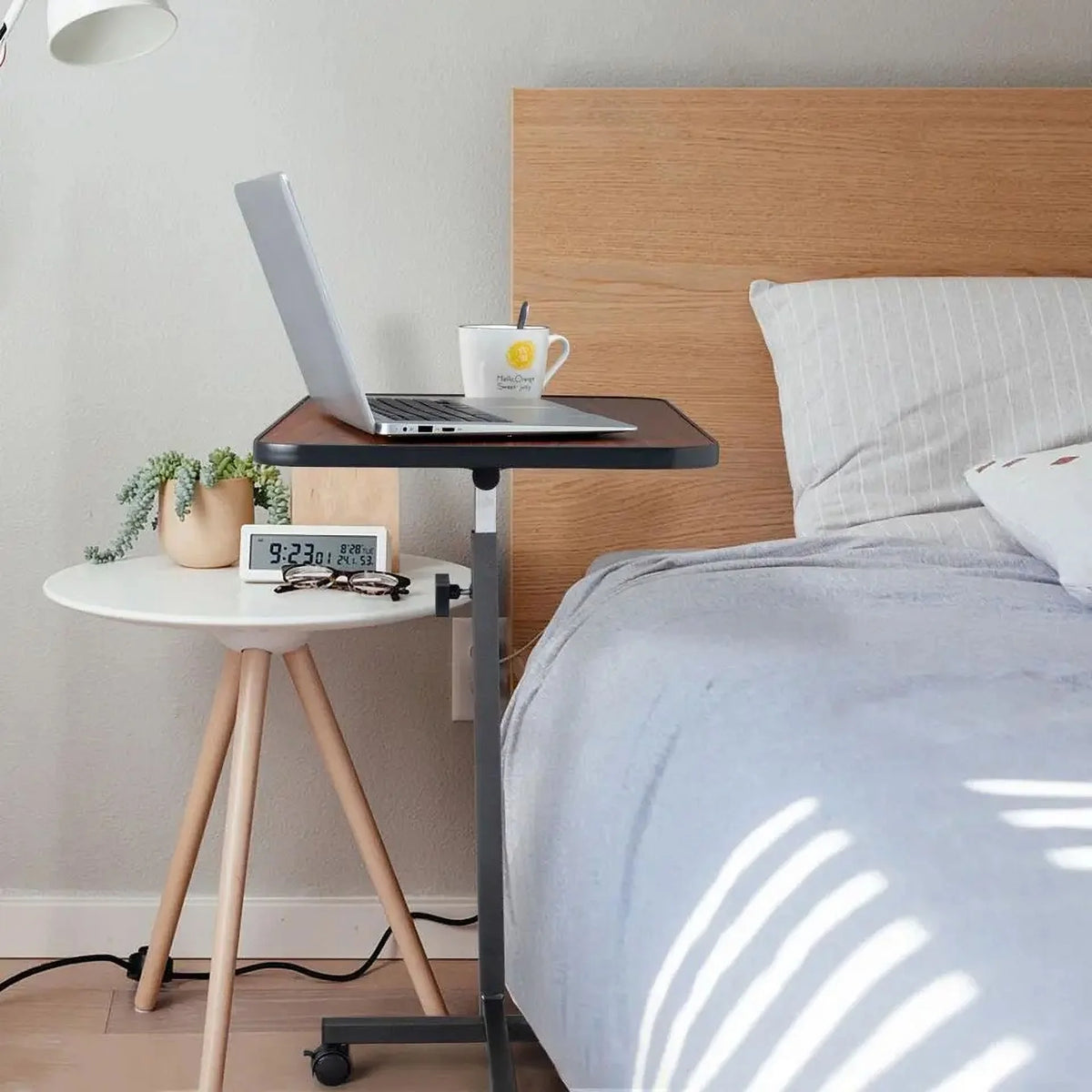Adjustable Rolling Laptop Desk W2594