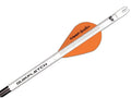 100 Pack White Orange Archery Vanes A482