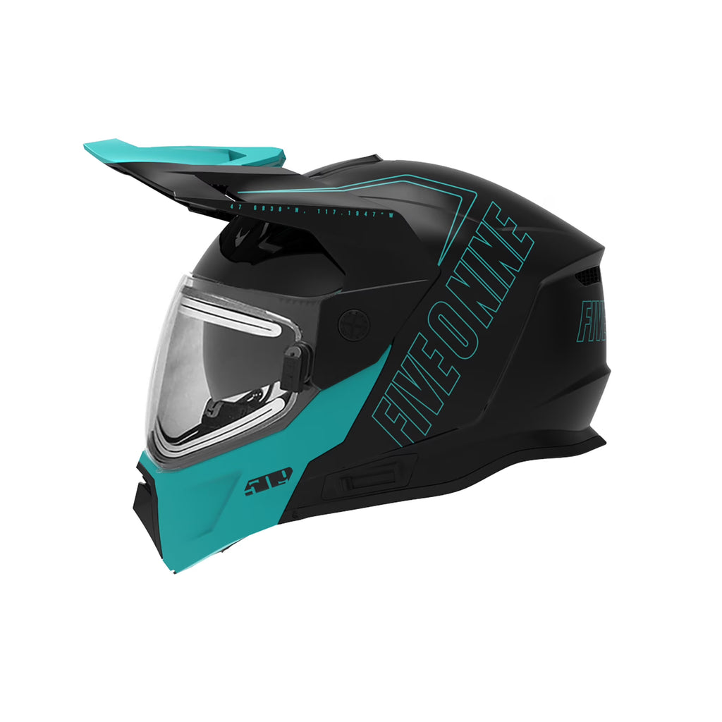 Modular Snowmobile Helmet Heated Shield - Emerald - Large C861525
