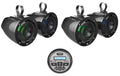 6.5" 200w Tower LED Speakers with Bluetooth Receiver E5697