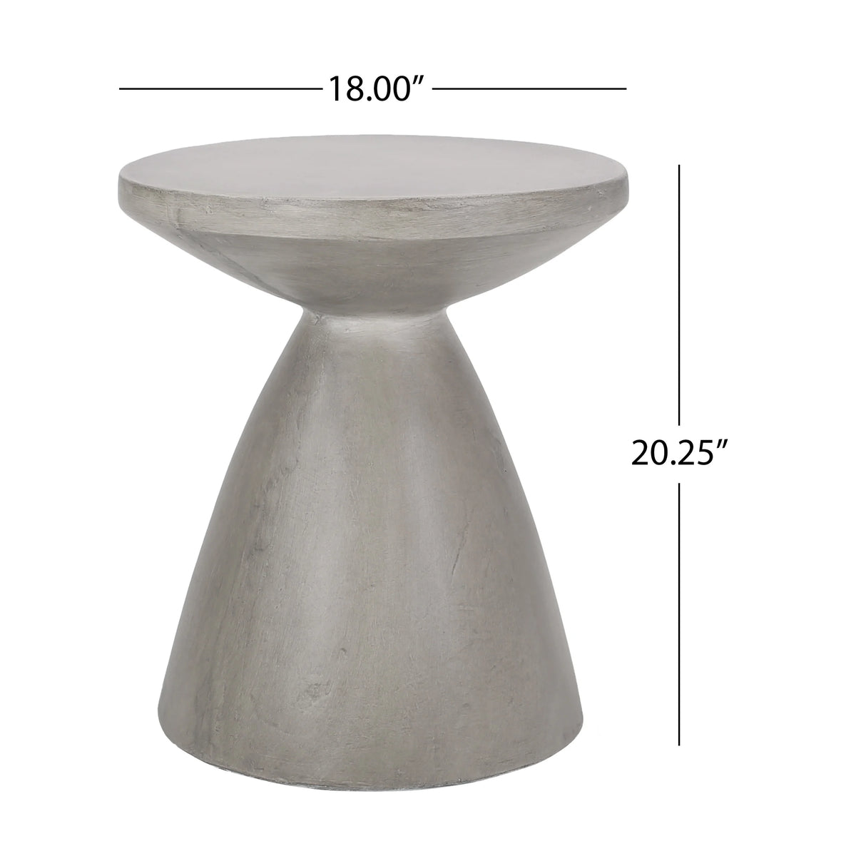 Lightweight Concrete Outdoor Side Table J599850