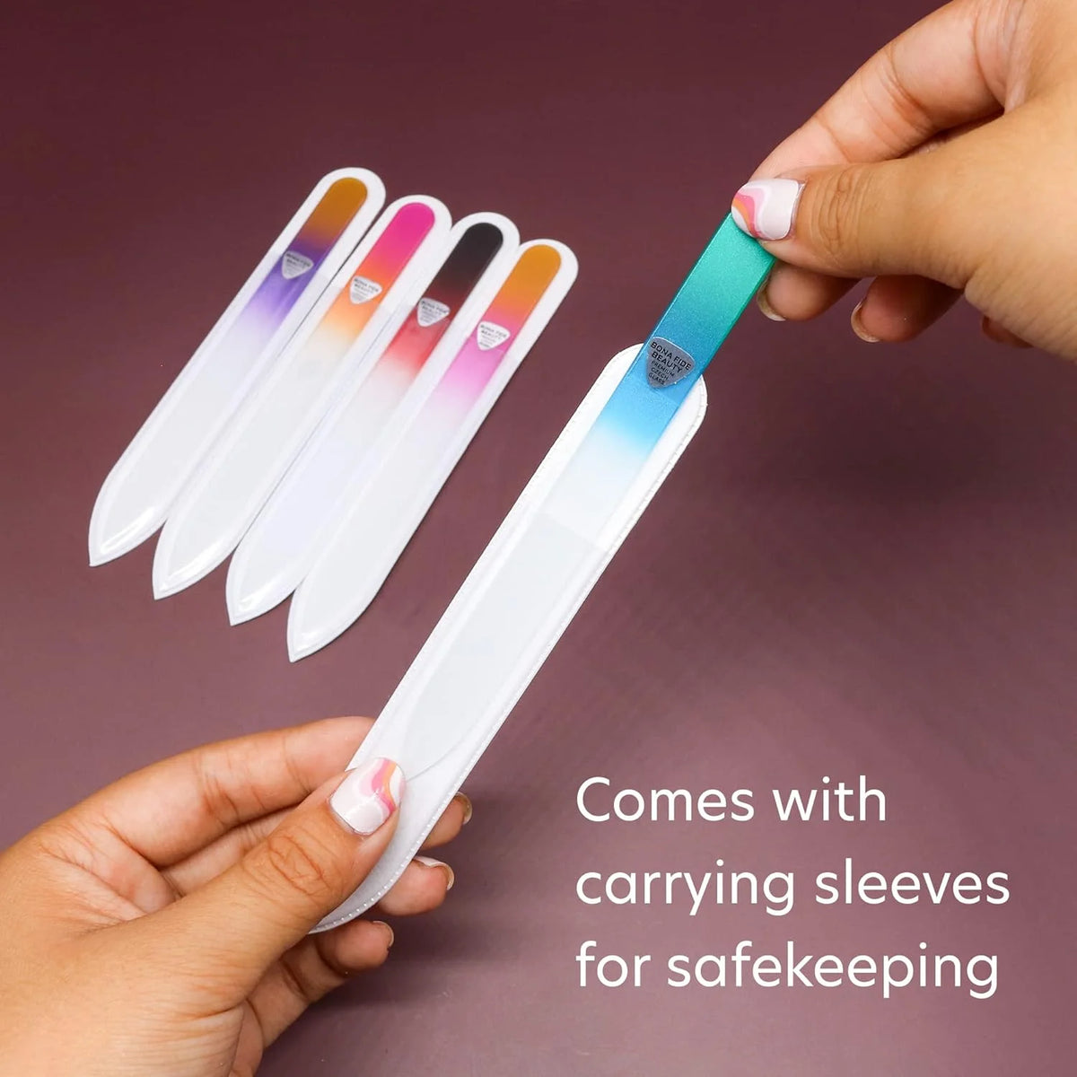 5-Piece Glass Nail Files J16422