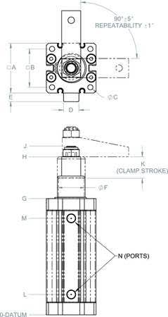 Pneumatic Swing Clamp W186990