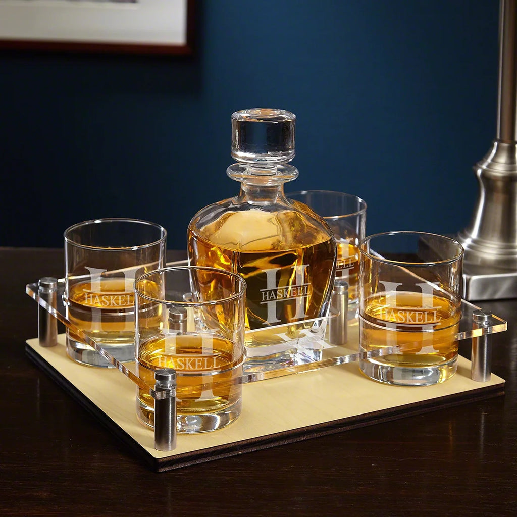Engraved Presentation Set with Decanter & Glasses U46701