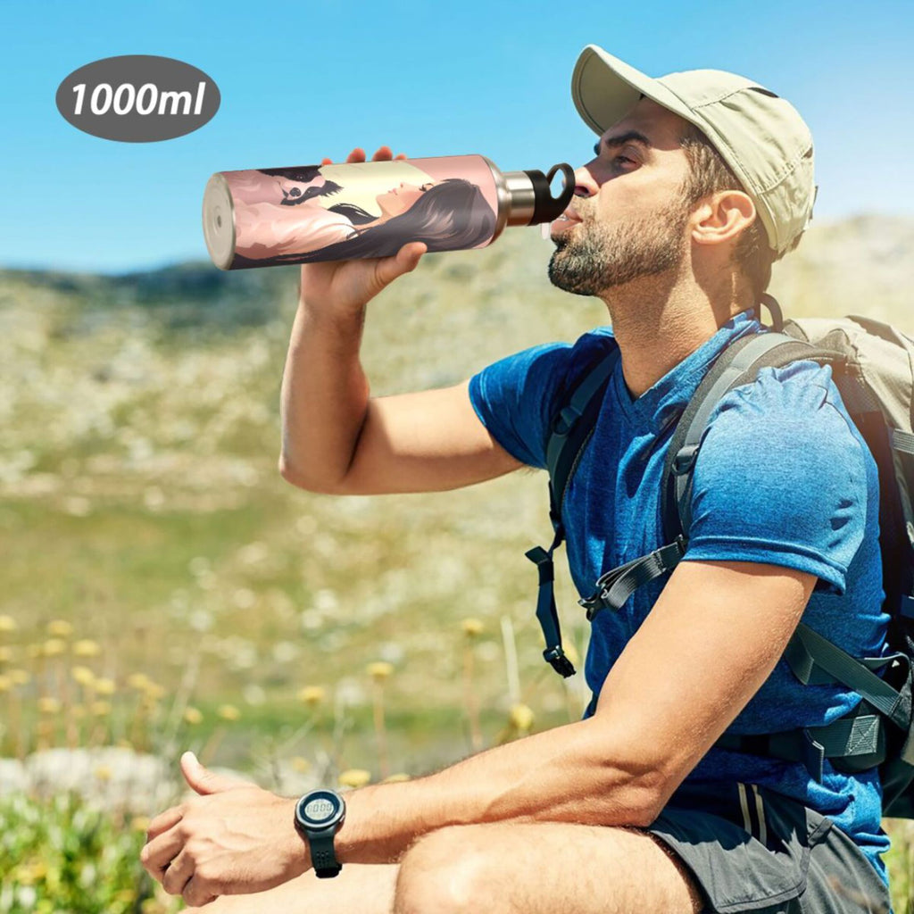 Insulated Stainless Steel Water Bottle with Straw Lid 20 oz Z34237