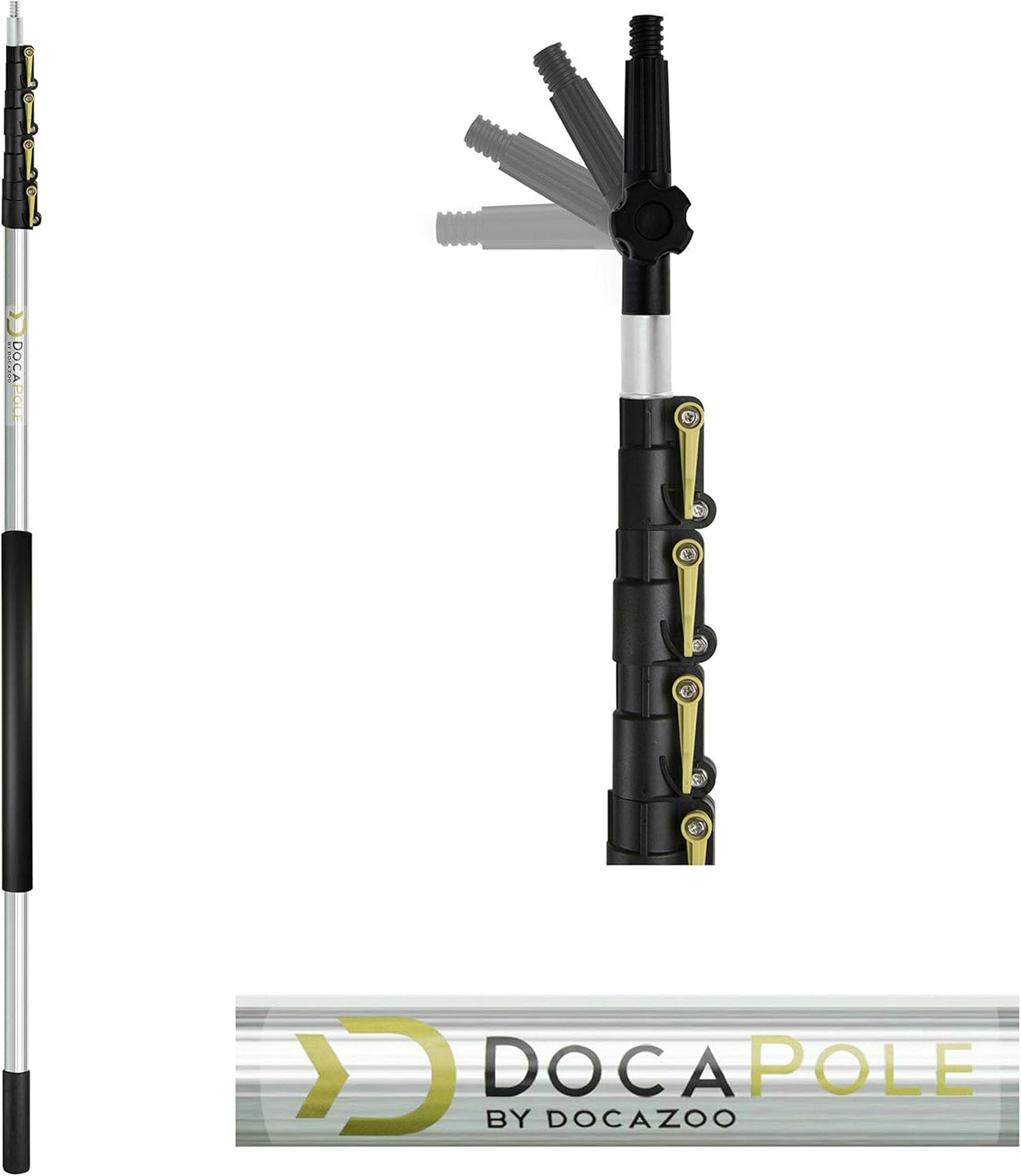 11 Inch Hard Bristle Deck Brush with Telescoping Pole Z481