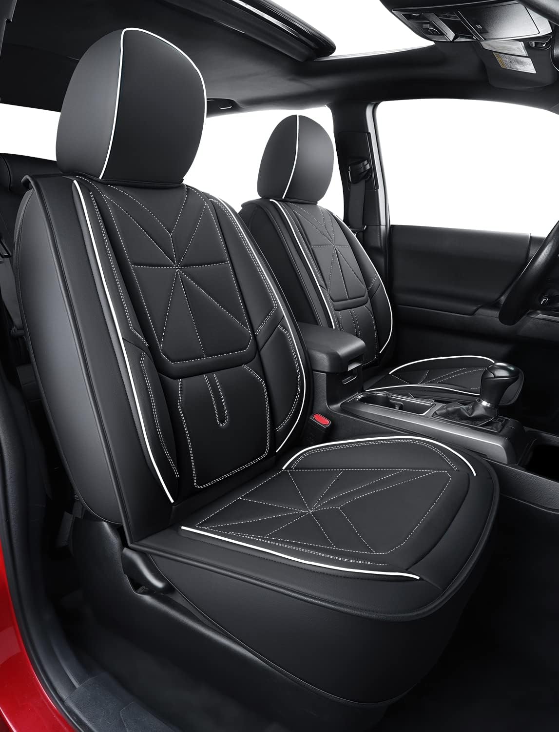 Faux Leather Seat Covers Full Set E16509