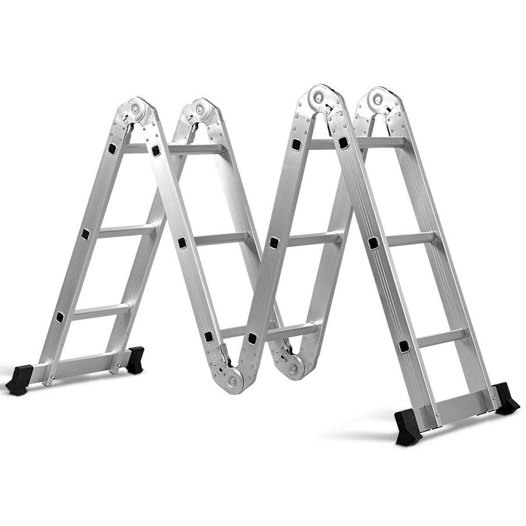12.5ft Aluminum Folding Scaffold Ladder R831229